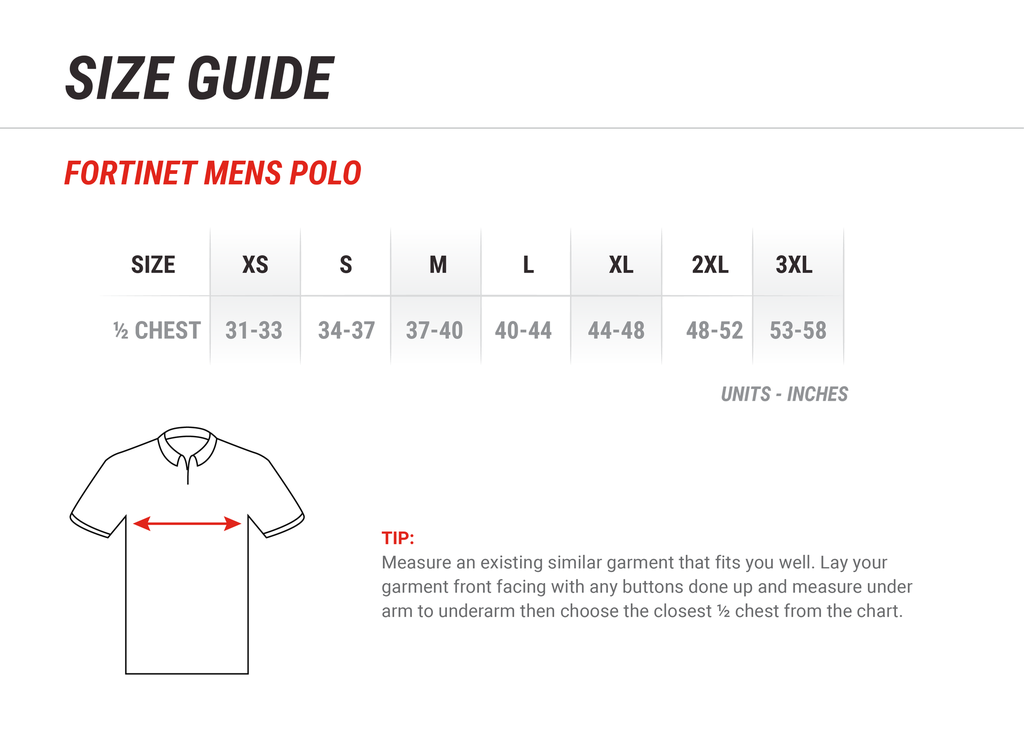 Fortinet Mens Polo