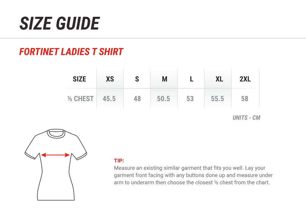 Fortinet Ladies T Shirt
