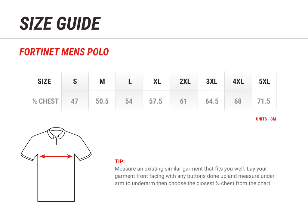 Fortinet Mens Polo