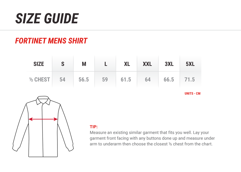 Fortinet Mens Business Shirt