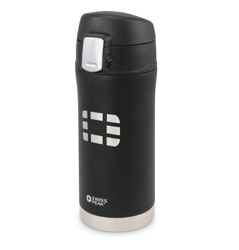 Fortinet Swiss Peak Elite Copper Vacuum Mug