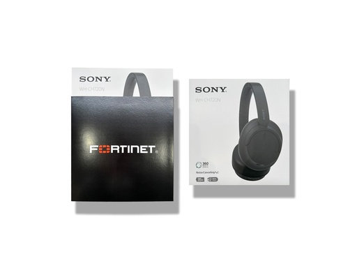 [FT70] Fortinet Sony WH-CH720ON Wireless Noise Cancellation Headphone - Black